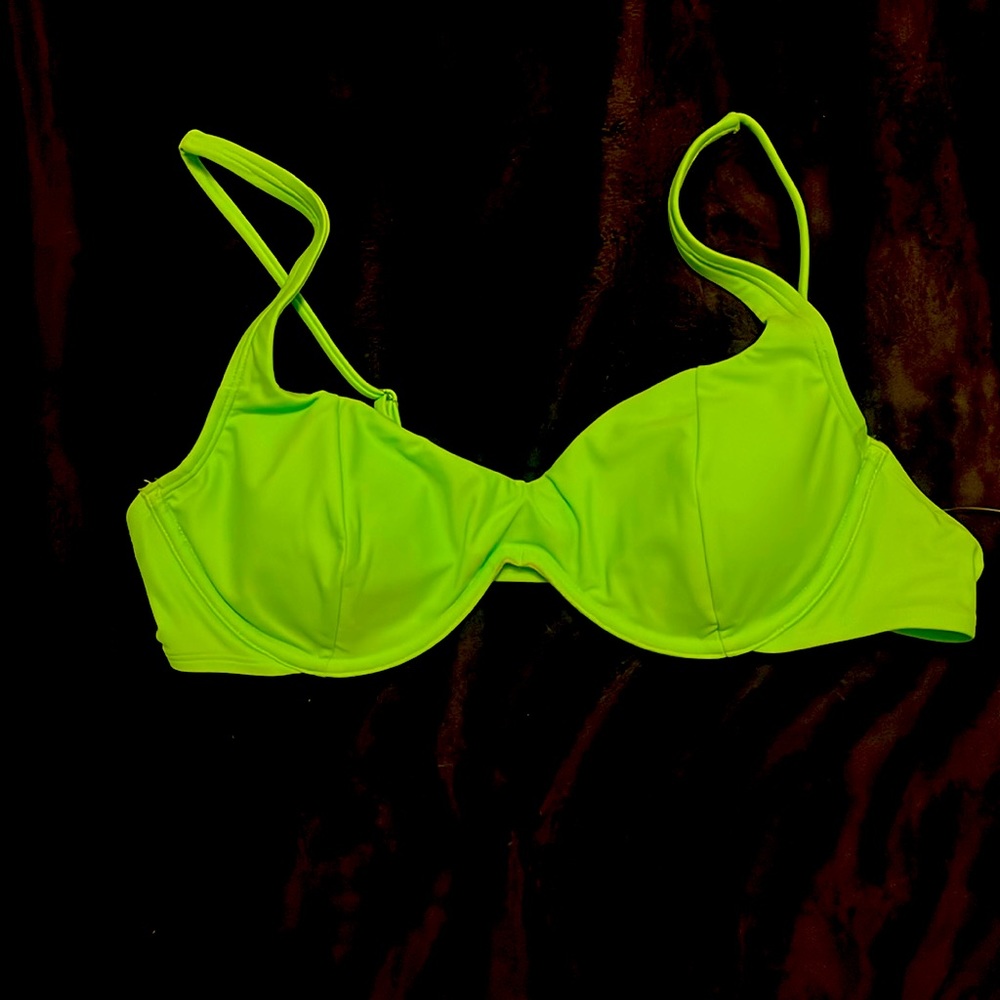 NEW! Underwire bralette Swim top! Neon Green